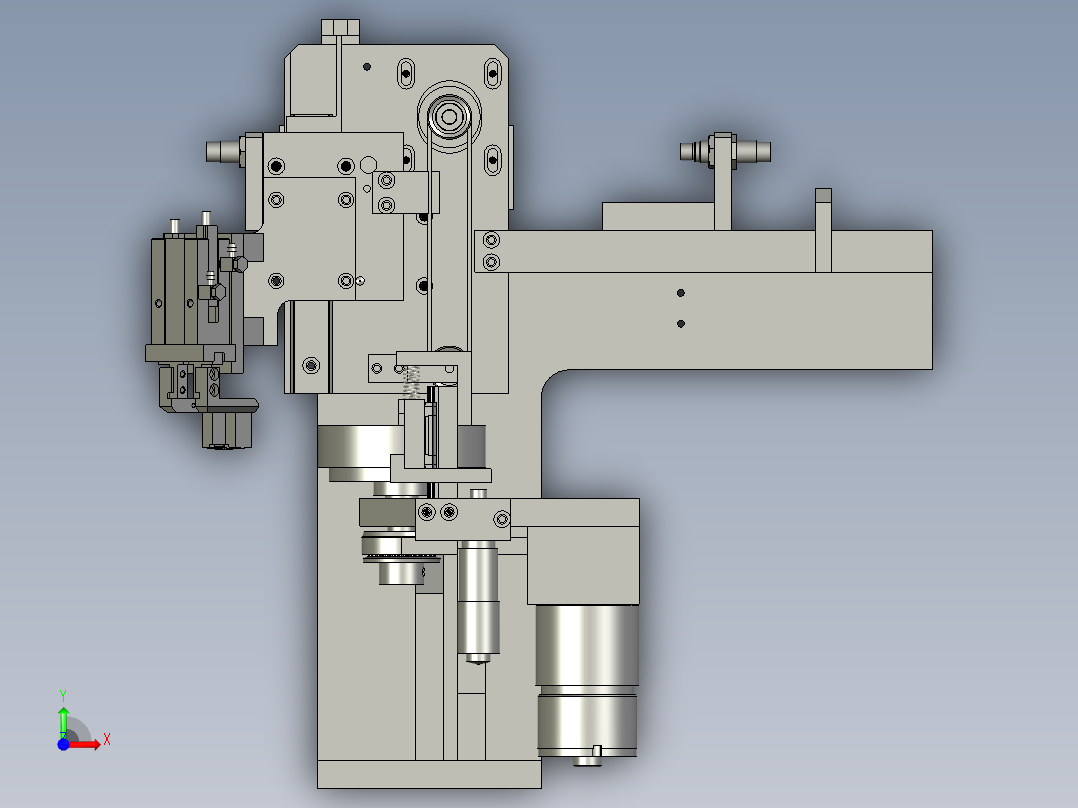 结合单元组装前视图