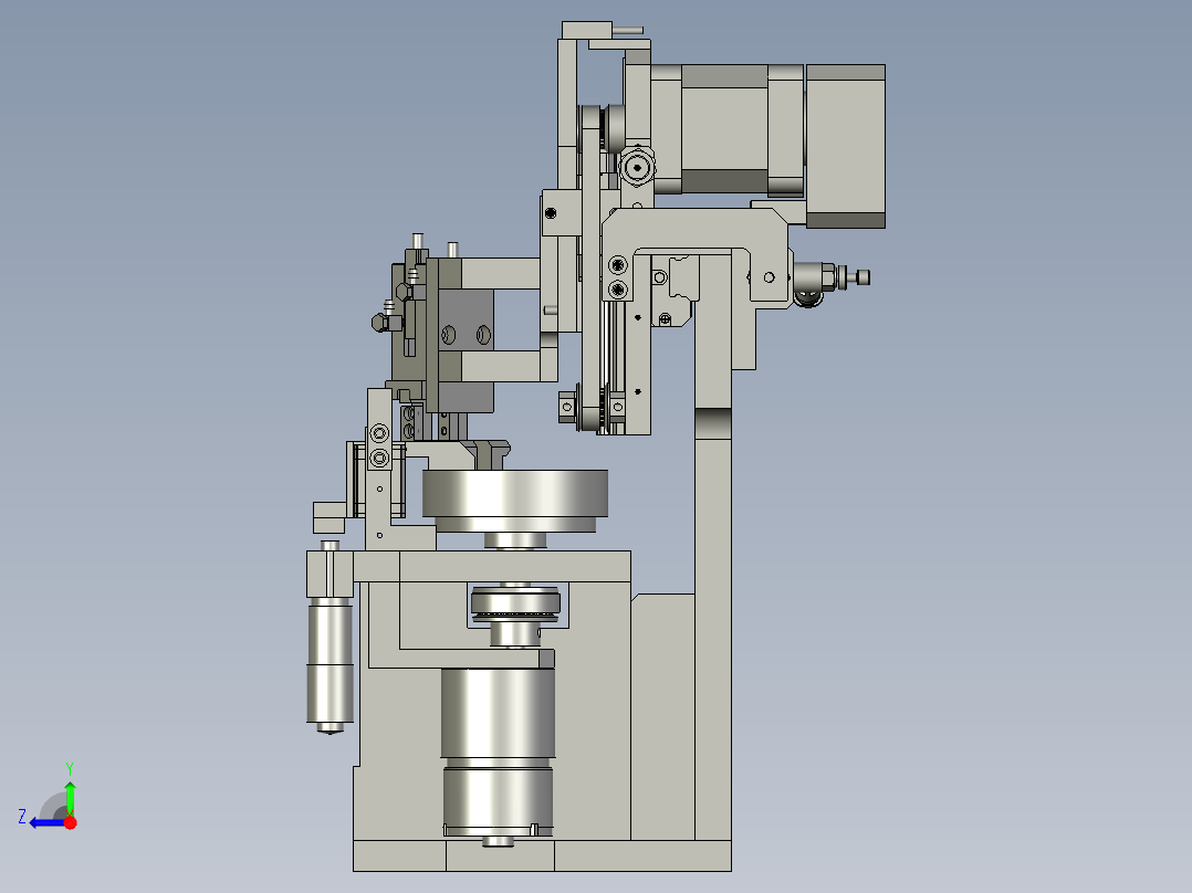 结合单元组装右视图