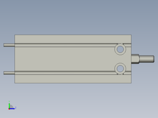 气缸自动化装配生产设备设计-A_CDU20-50D-A93L(0)左视缩略图