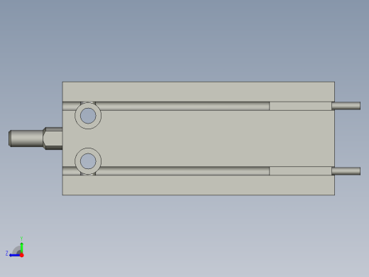 气缸自动化装配生产设备设计-A_CDU20-50D-A93L(0)右视缩略图