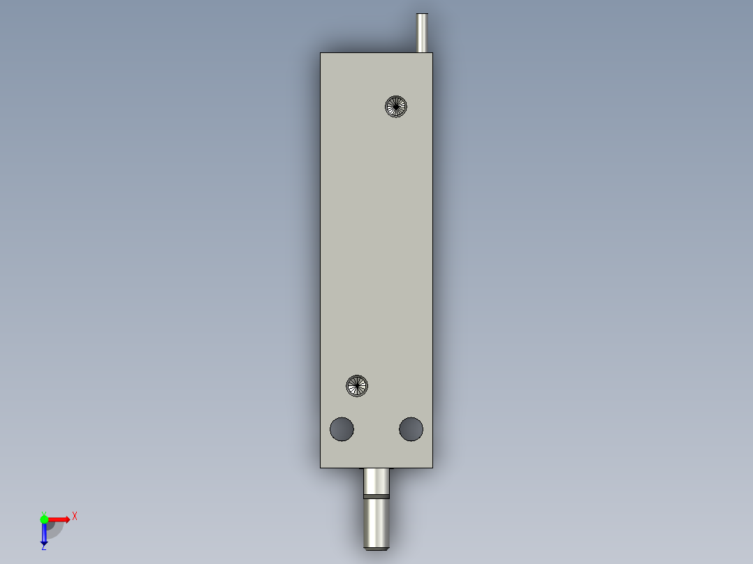 气缸自动化装配生产设备设计-A_CDU20-50D-A93L(0)俯视图