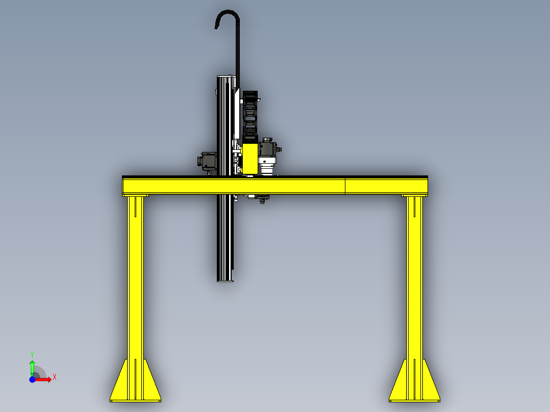 TE-桁架机械手前视图