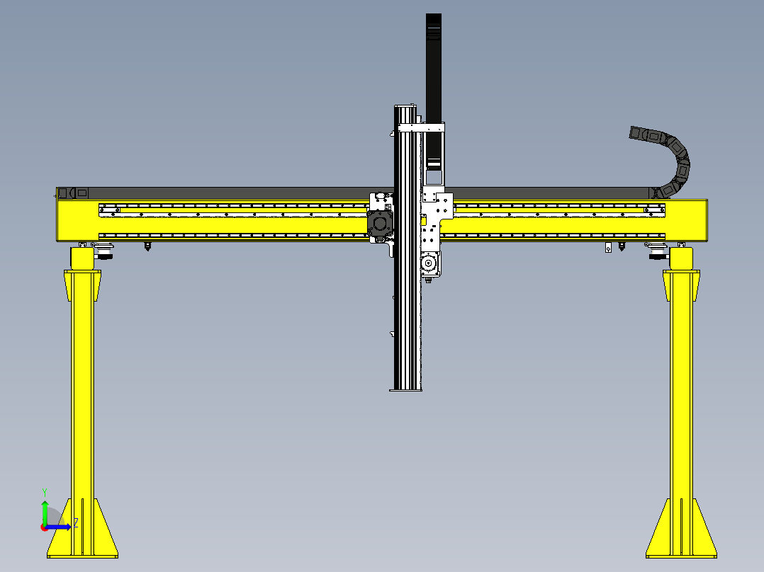 TE-桁架机械手左视图