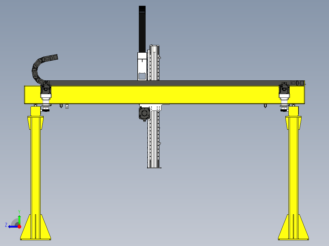 TE-桁架机械手右视图