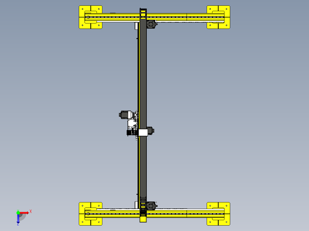 TE-桁架机械手俯视图