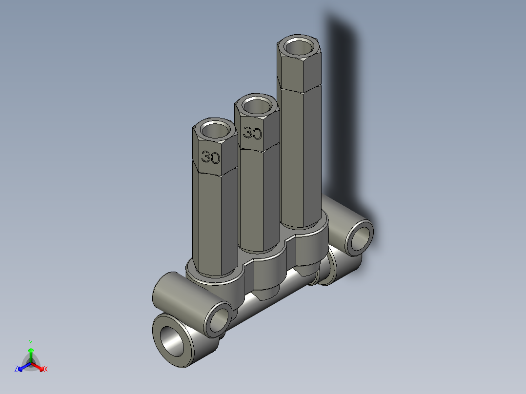 PV-5S-50+30计量组件正等轴测图