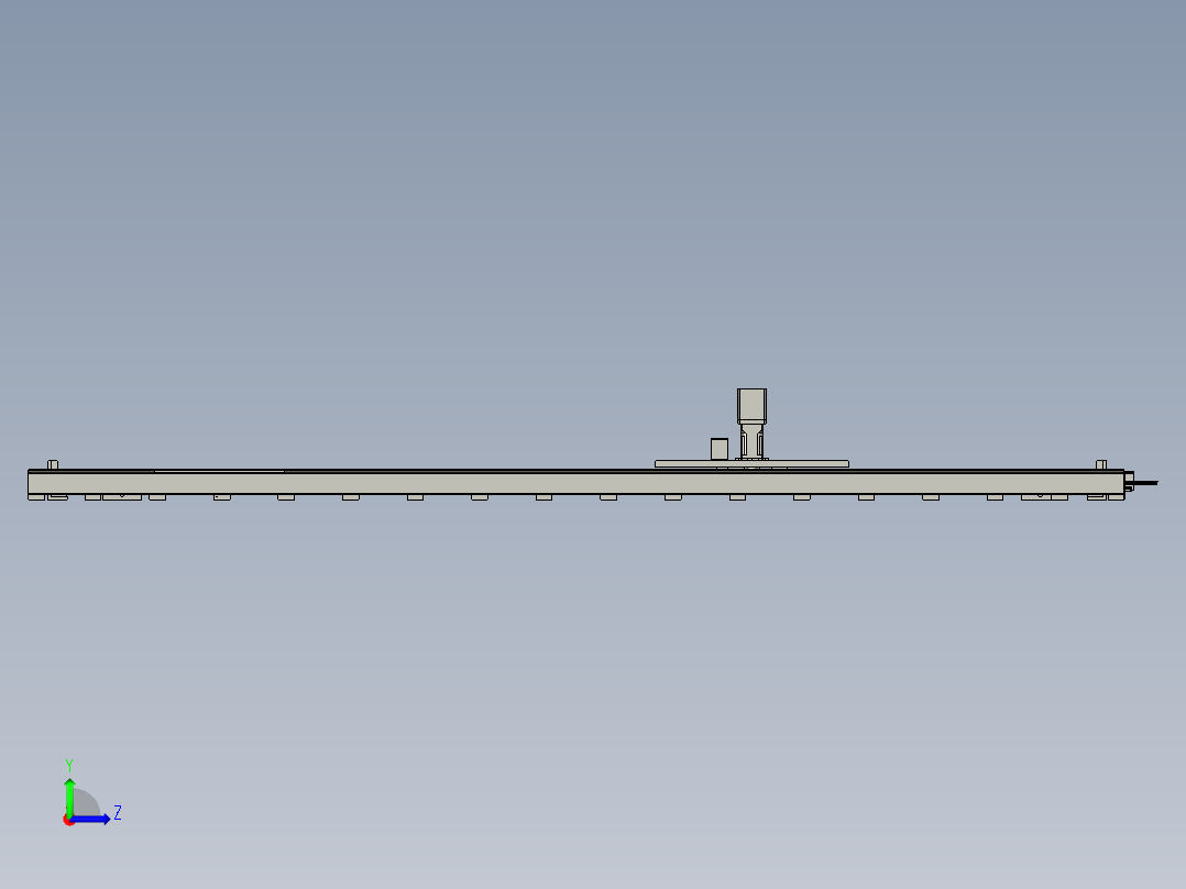 移动地轨左视图