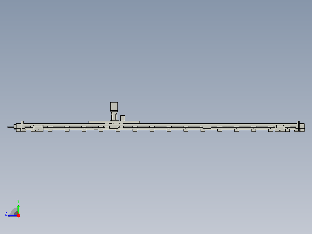 移动地轨右视图