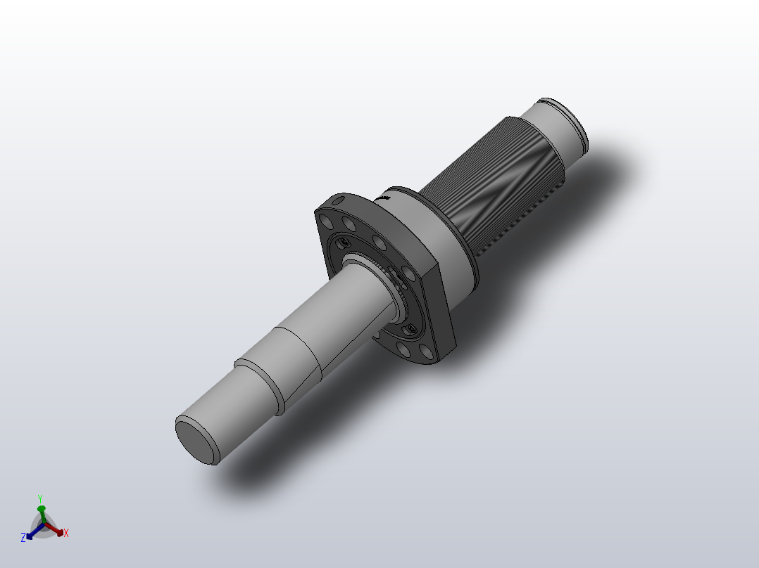 TBI滚珠丝杆╱滚珠丝杠SFA型[SFSR5005-3.8]主视图
