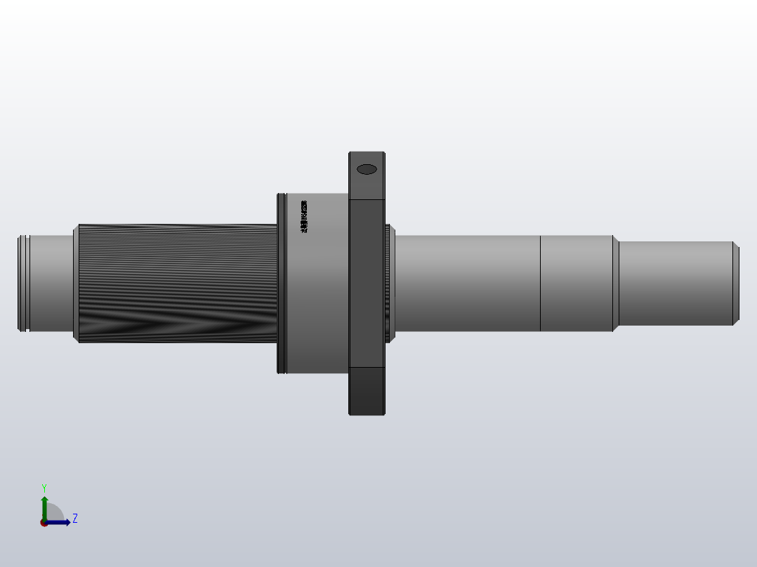 TBI滚珠丝杆╱滚珠丝杠SFA型[SFSR5005-3.8]左视图