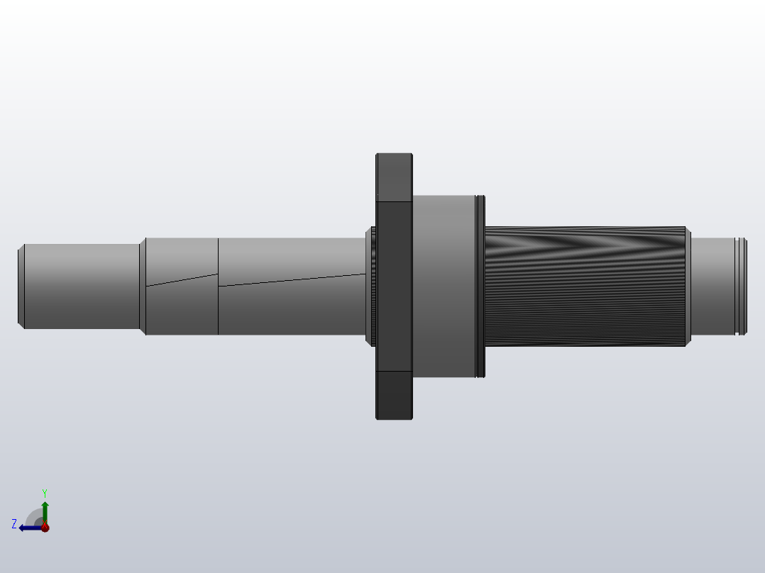 TBI滚珠丝杆╱滚珠丝杠SFA型[SFSR5005-3.8]右视图