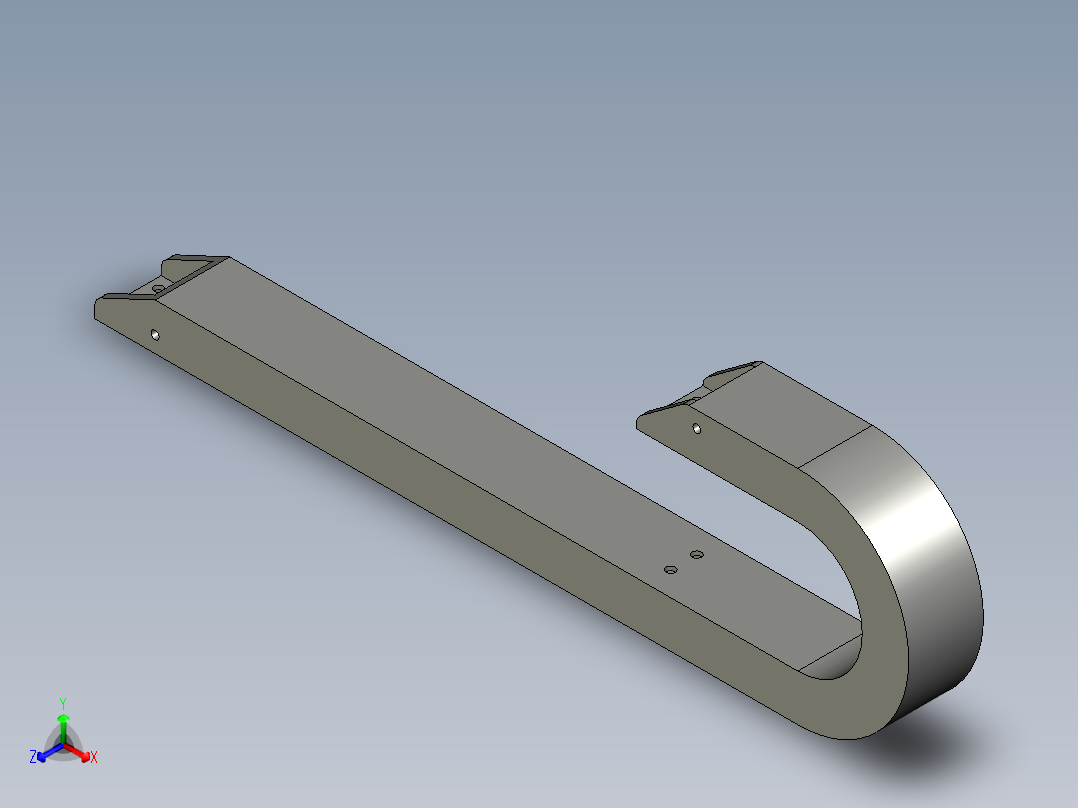 气缸自动化装配生产设备设计-MHPKS203-45-20-A(电缆保护链)主视图