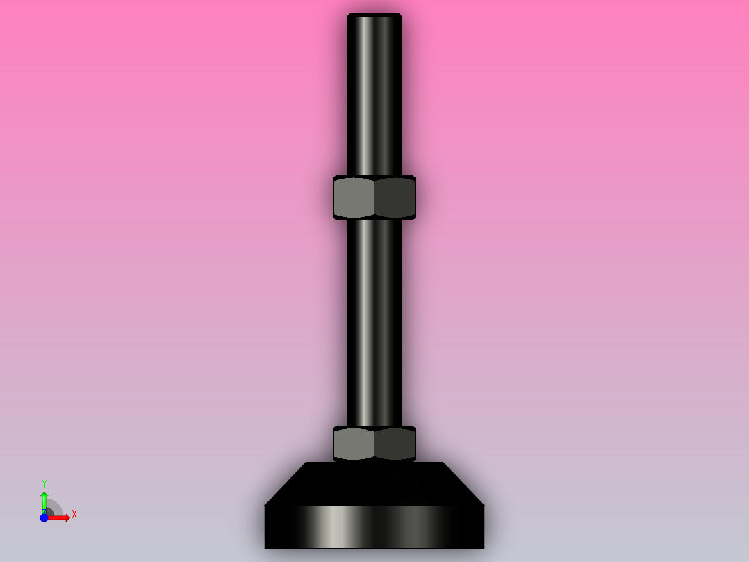 脚杯WAD72-D80-M20-L150前视图