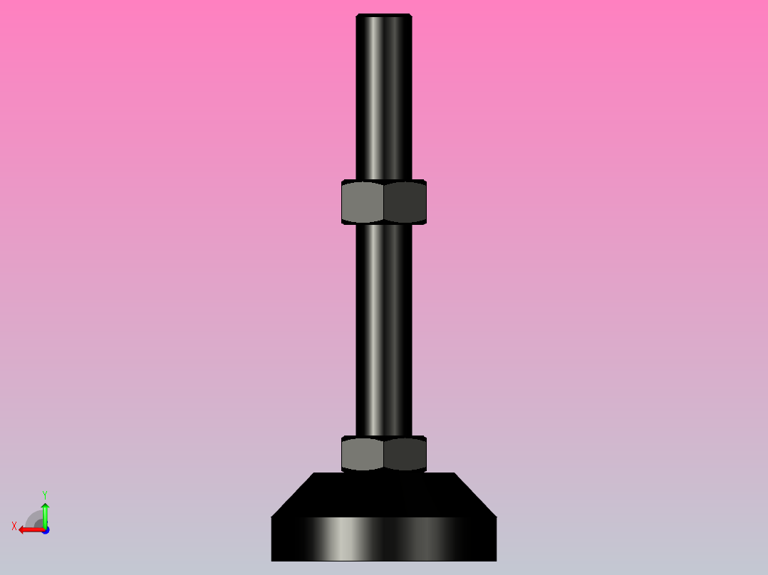 脚杯WAD72-D80-M20-L150后视图