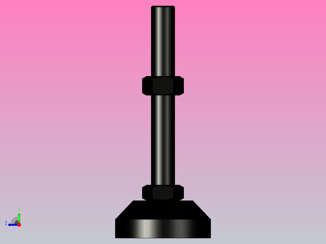 脚杯WAD72-D80-M20-L150右视图