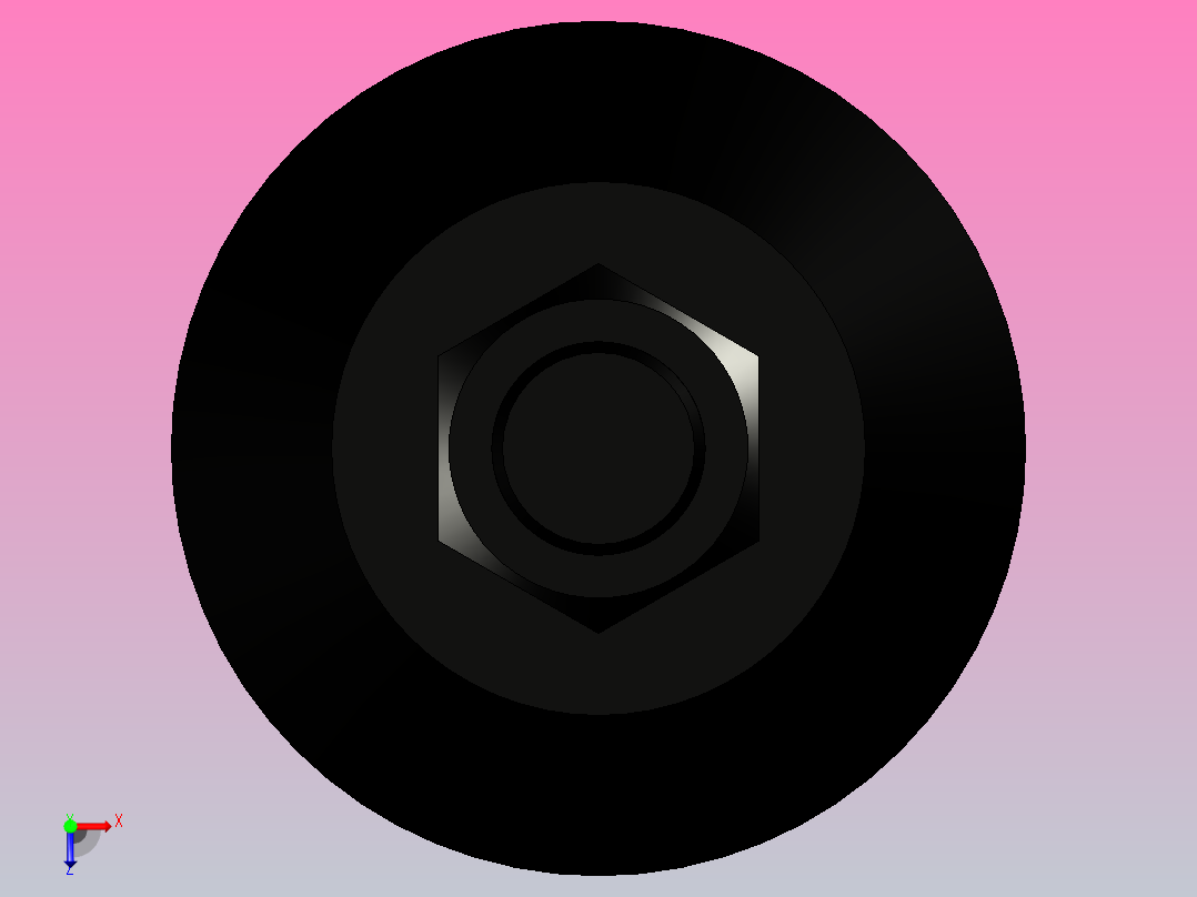 脚杯WAD72-D80-M20-L150俯视图