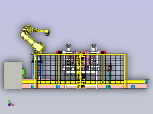 机器人自动焊接系统单元前视缩略图