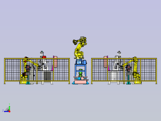 机器人自动焊接系统单元右视缩略图