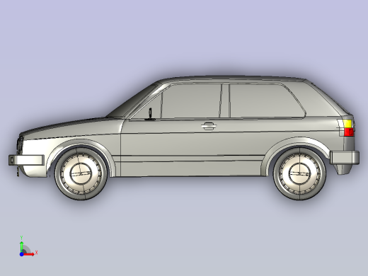 高尔夫汽车前视缩略图