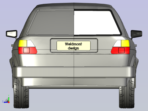 高尔夫汽车右视缩略图