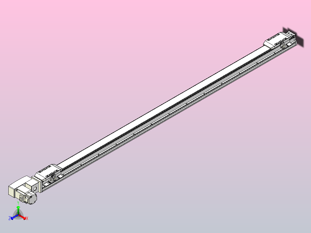 皮带直线轴双滑块型TPA-GCBS-50-P42-L575-QL-M10-N3主视图