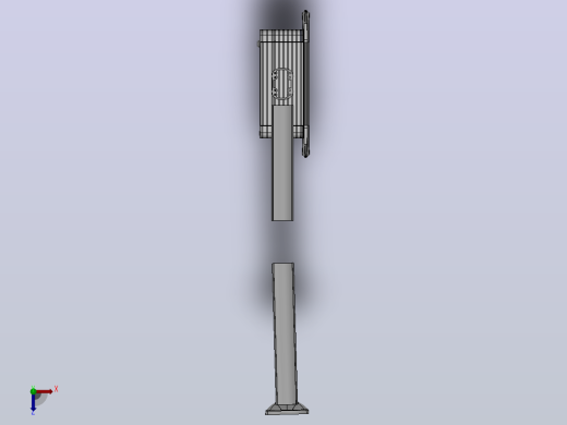 向下固定底座+中间连接器+转角+箱体连接器+控制箱75-110[向下固定底座+中间连接器+转角+箱体连接器+控制箱-155-300-300]俯视缩略图