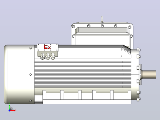 YB2系列高压隔爆型三相异步电动机（10kV）[YB2 4502-4 WF1]前视缩略图