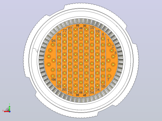 MIL-DTL-38999 III系列连接器后视缩略图