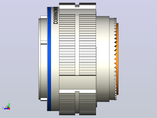MIL-DTL-38999 III系列连接器右视缩略图