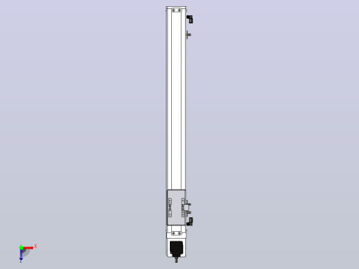SCM6-550-BW-M10滚珠花健、支撑座、滚珠丝杠、交叉导轨、直线模组俯视缩略图