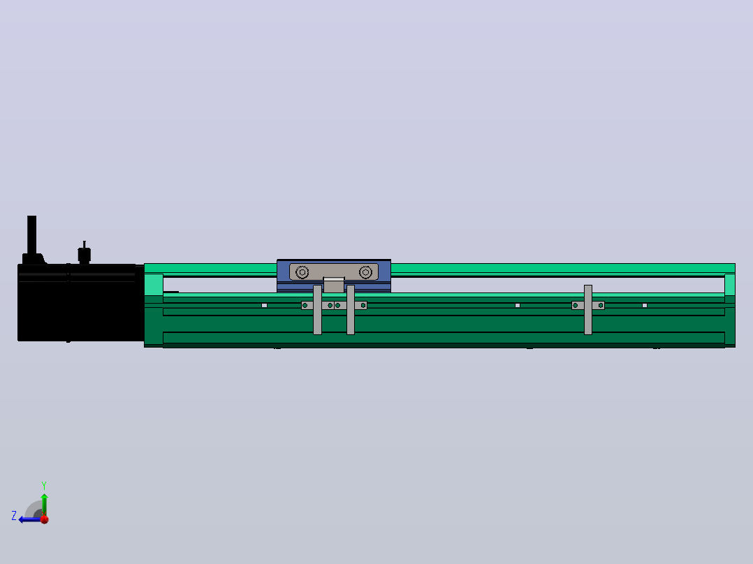 BDTH12半封闭模组[BDTH12-L10-300-BC-M20-C4]右视图