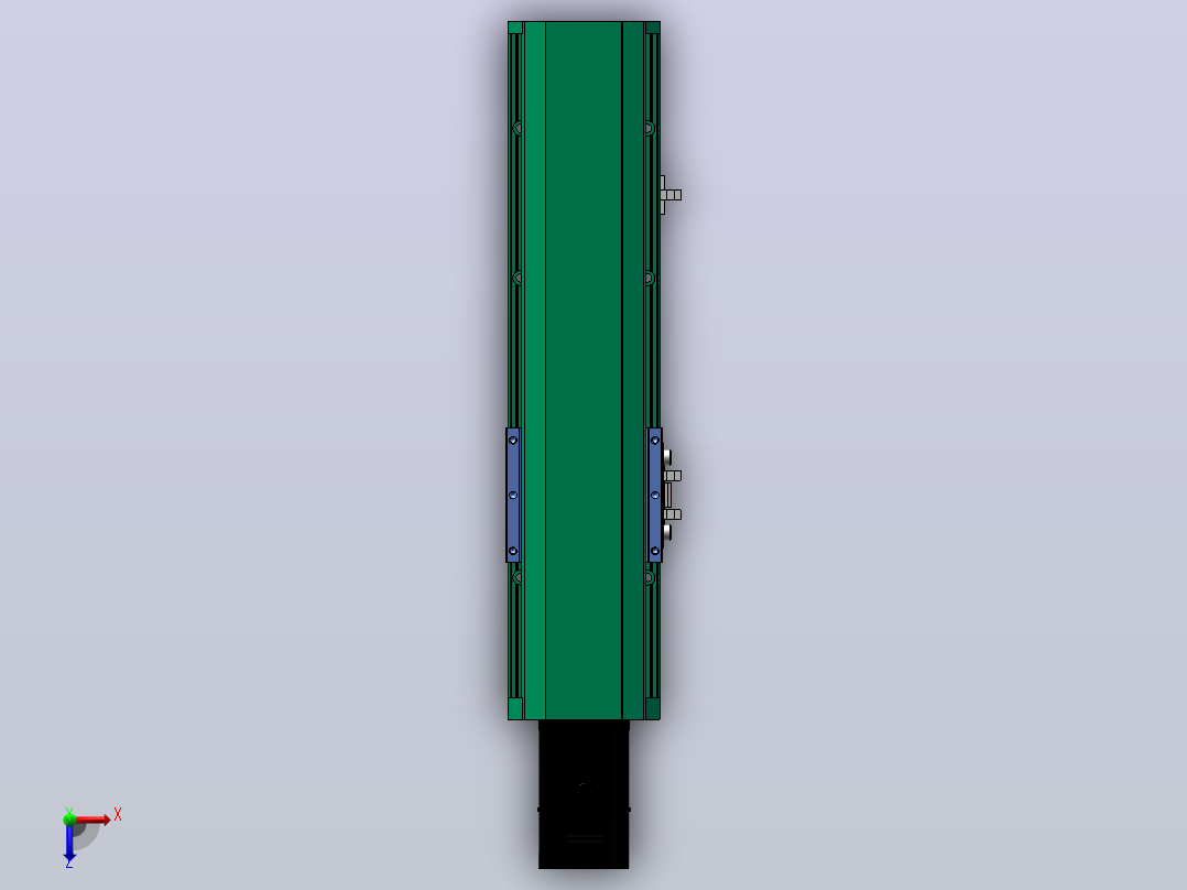 BDTH12半封闭模组[BDTH12-L10-300-BC-M20-C4]俯视图