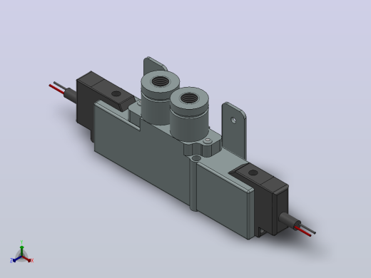 SY7320-LD-C4-8 L型插座式电磁阀[SY7320-6-LD-02-C6-F2]正等轴测缩略图