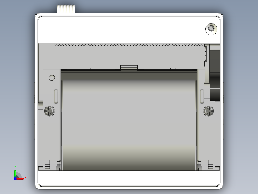 嵌入式打印机E211R90 WH-E21前视图