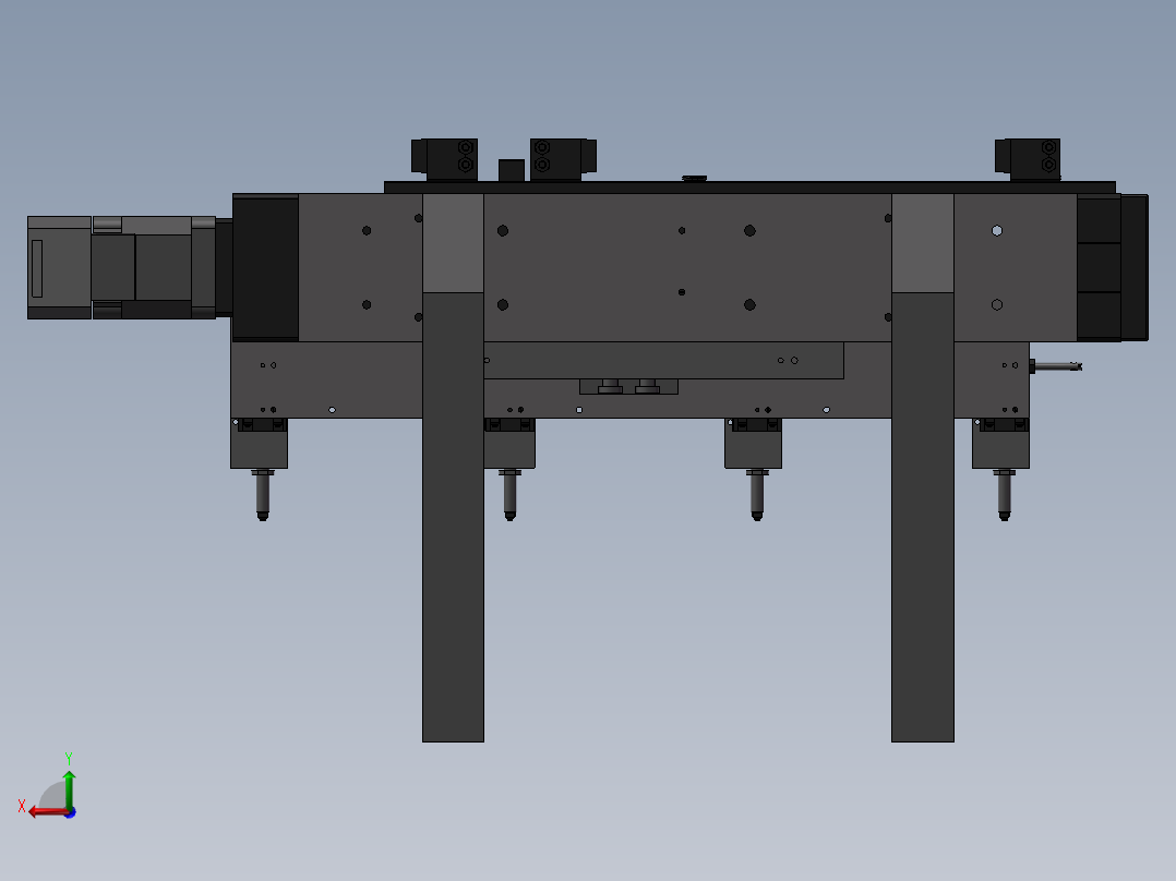 伺服搬运检测机构sw18后视图