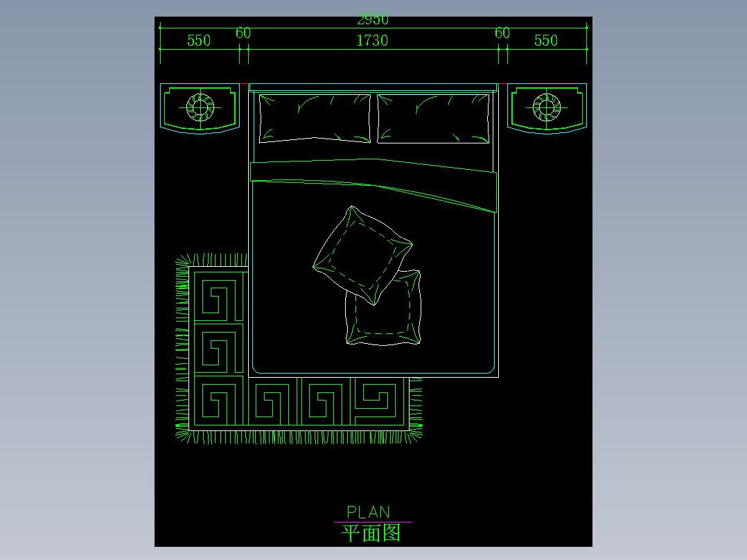 家装类CAD土块(二)--FH01010D
