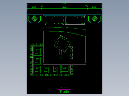 家装类CAD土块(二)--FH01010D