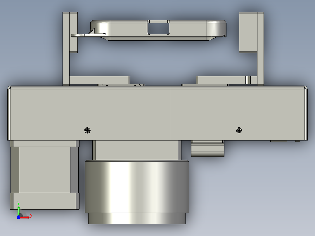 力控夹爪3D图纸（带工程图） E080前视图