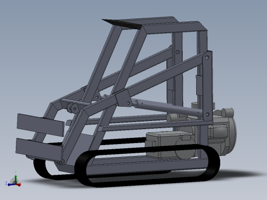 solidworks 挖掘机3D模型