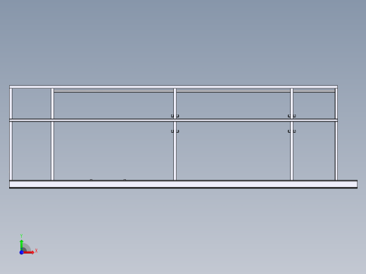 solidworks 垂直接收器基础构架前视缩略图