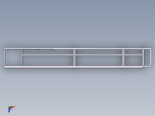 solidworks 垂直接收器基础构架俯视缩略图