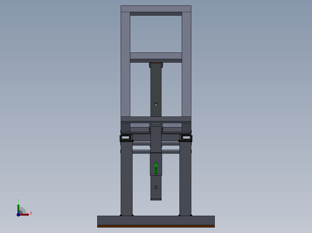 体操凳SW2013前视图