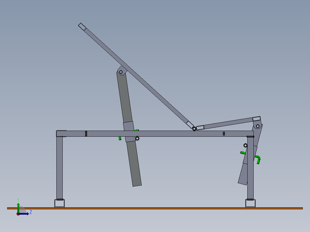 体操凳SW2013左视图