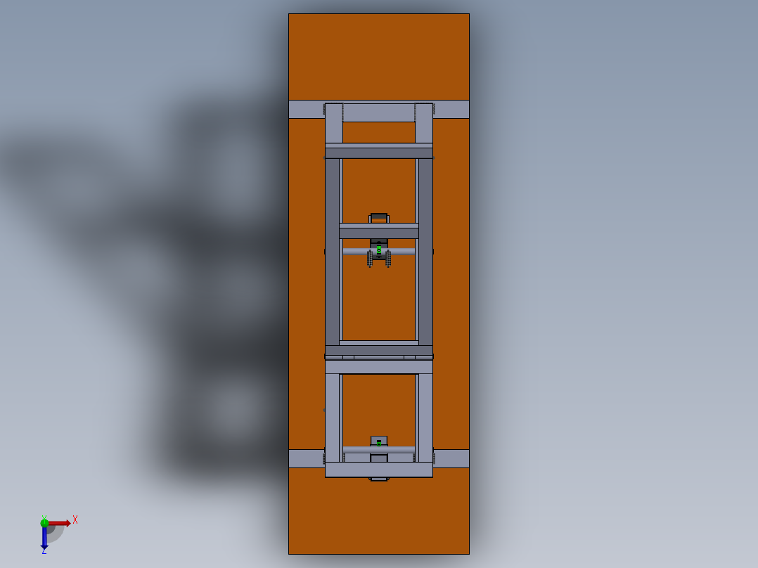 体操凳SW2013俯视图