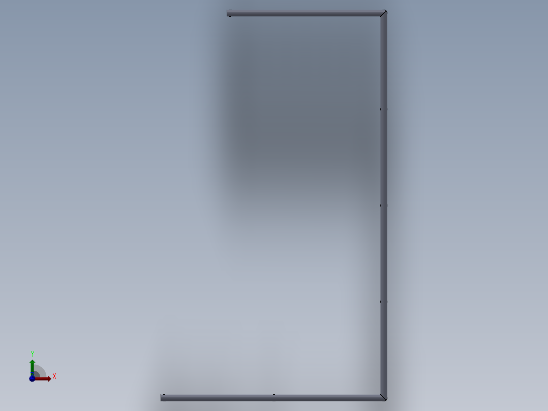 客厅阳台栏杆前视图