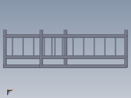 客厅阳台栏杆俯视缩略图