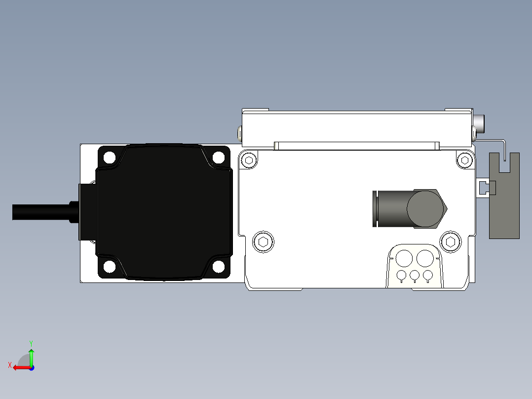 Toyo东佑达直线模组-ECH12-500-BL-200W后视图