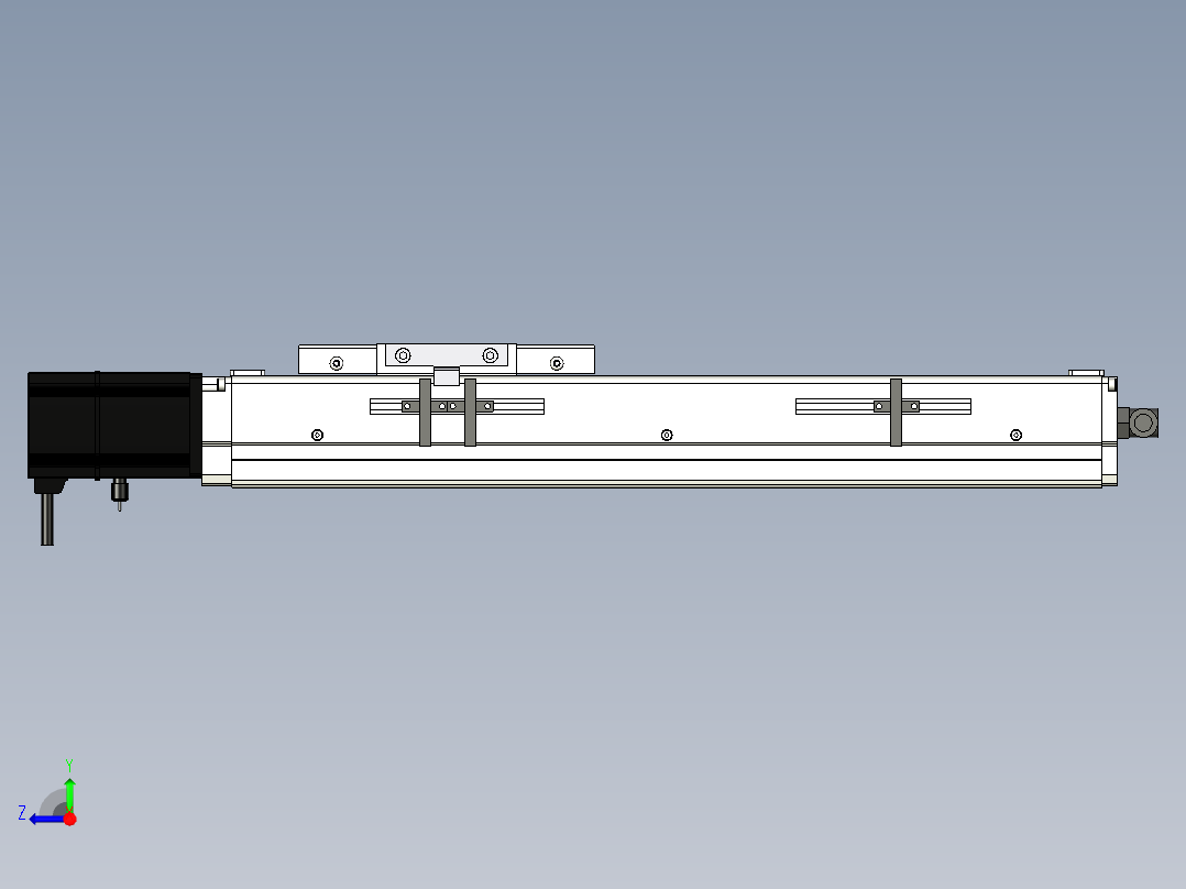 Toyo东佑达直线模组-ECH12-L20-250-BC-M20-C4右视图
