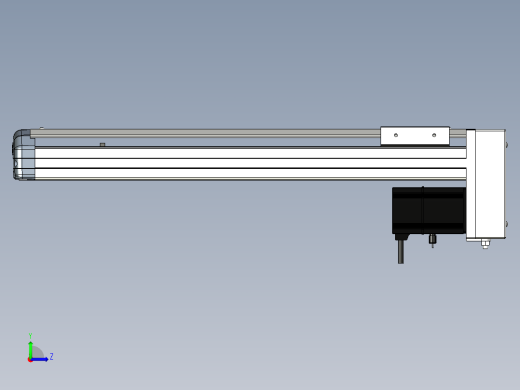 Toyo东佑达直线模组-ETH12-400-BM-200W左视缩略图