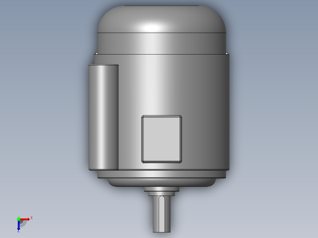 异步电机DJ_YS系列(IP44)_IMB3型_YS-90S-4俯视图